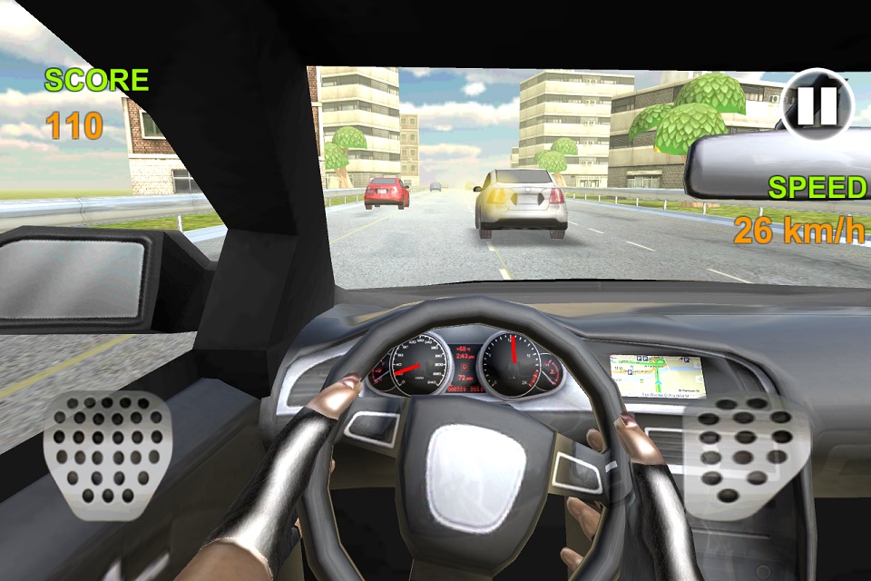 Extreme Racing In Car 3D Free screenshot 2