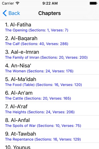 Qur'an and Hadeeth (Lite) screenshot 2