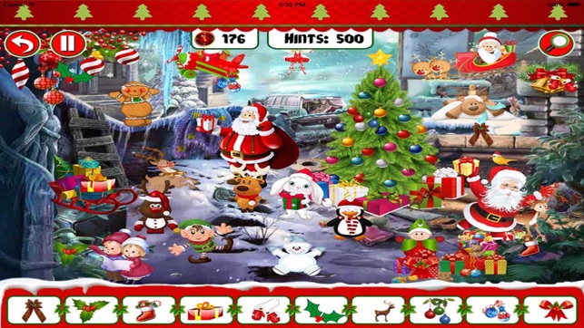 Christmas Winter Snow Holiday Hidden Obj