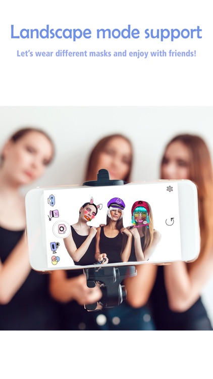 KingOfMask - Live Filters & Face Masks for Video selfies and Photo selfies screenshot-3