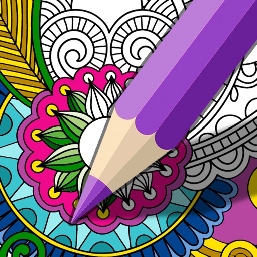 Mindfulness coloring - Anti-stress art therapy for adults (Book 1) icon