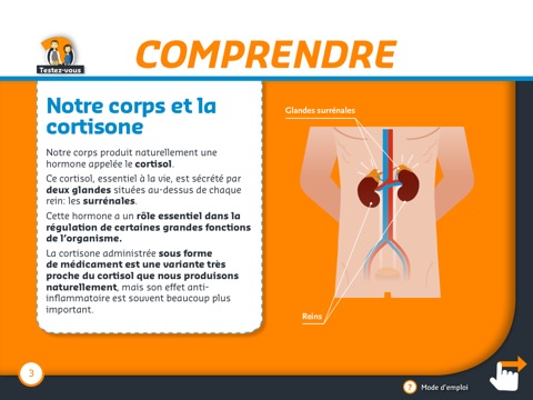 Traitement par cortisone – e-Guide Visuel du Patient screenshot 3