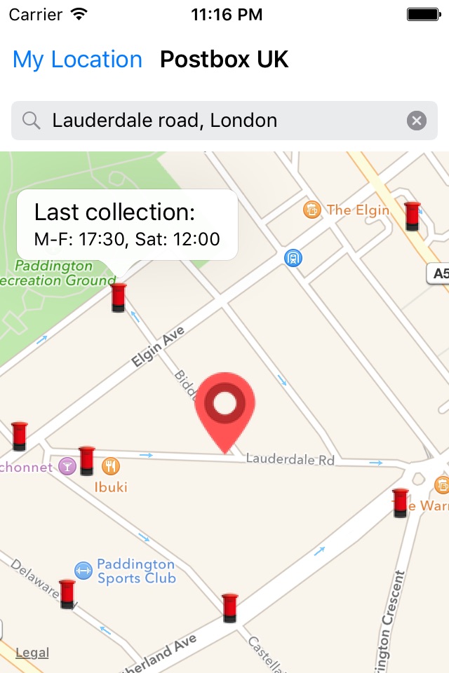 Postbox UK - find the nearest post box screenshot 2