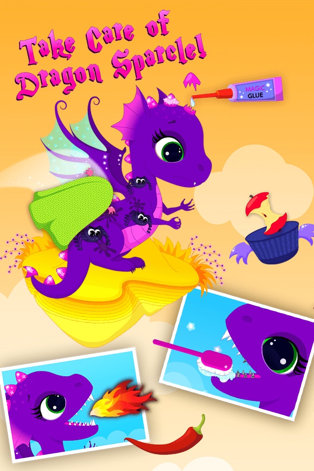 Little Witches Magic Makeover - Spa Charms, House Cleanup & Pet Salon screenshot 3