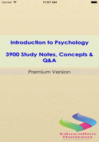 Introduction to Psychology 3900 Study Notes & Quiz screenshot 3