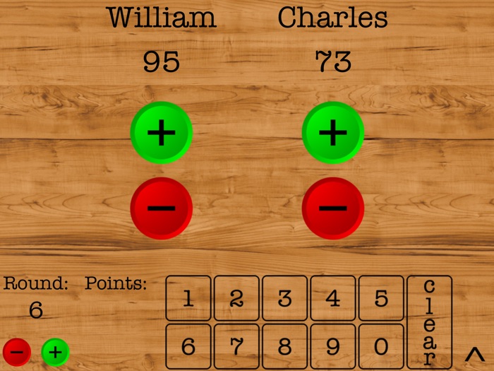 Score counter for iPad