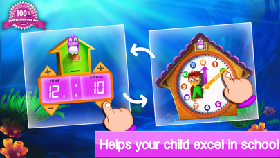 How to cancel & delete Telling the time - Teaching telling time with interactive clocks and fun games from iphone & ipad 3