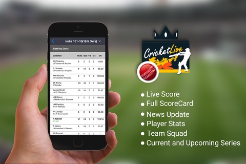 CrickHub: Live Cricket Scores screenshot 2