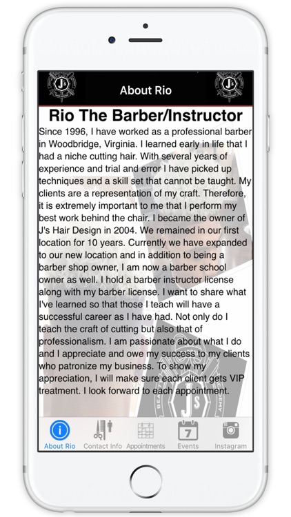 Rio The Barber Instructor