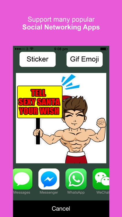 Sexy Keyemoji Free - Dirty Stickers and Gif Emojis Keyboard Christmas & New Year Version