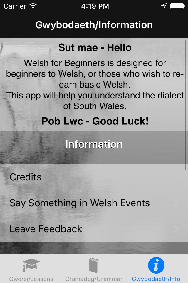 Welsh for Beginners screenshot 3