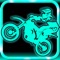 Racing in Neon Bike - Cyber Mountain Moto Race