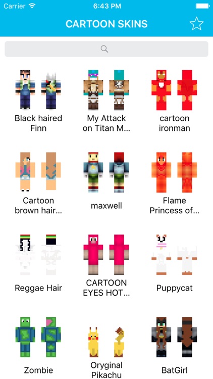 Cartoon Skins for Minecraft PE (Best Skins HD for Pocket Edition) screenshot-3