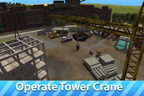 City Tower Crane 3D Simulator - Real city construction screenshot 4
