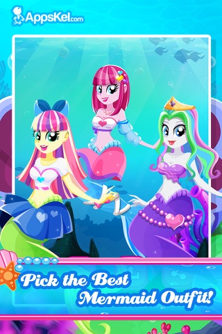 Mermaid Pony Descendants Dress Up – Princess Creator Games for Free screenshot 3
