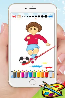 Game screenshot Sport Cartoon Coloring Book - Drawing for kids free games apk