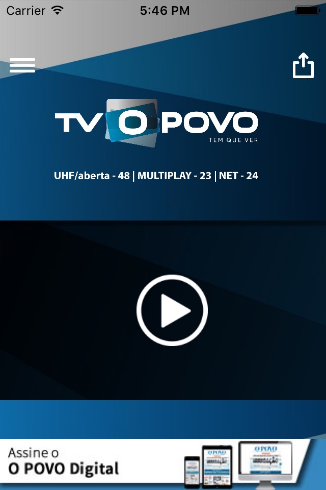 TV O POVO Mobile screenshot 2