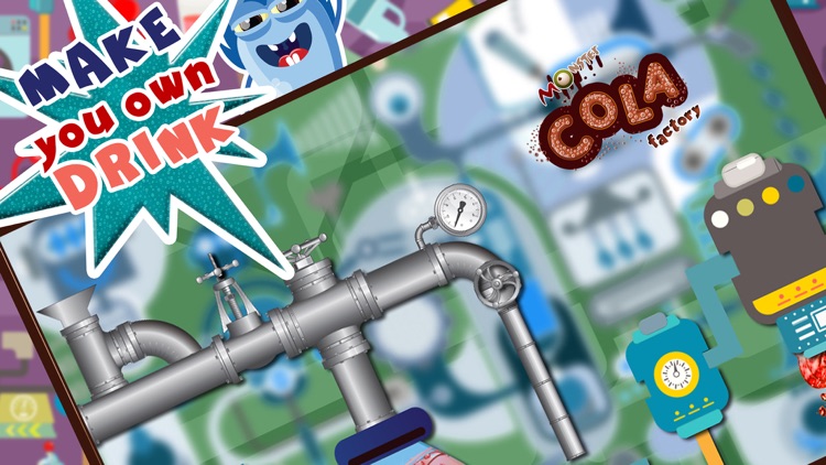 Monster Cola Factory Simulator - Learn how to make bubbly slushies & fizzy soda in cold drinks factory