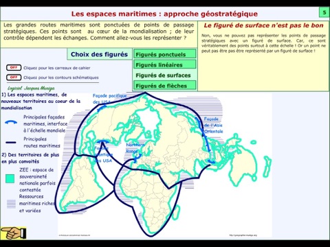 Croquis de géographie - Les espaces maritimes : approche géostratégique screenshot 3