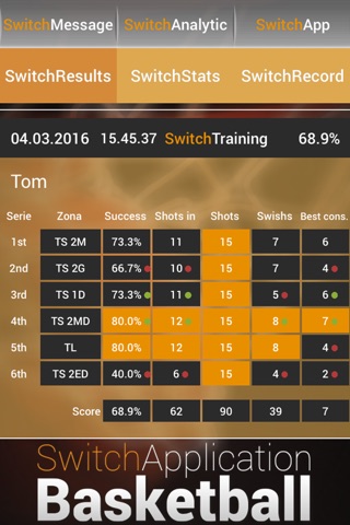 SwitchApplication Basketball screenshot 2