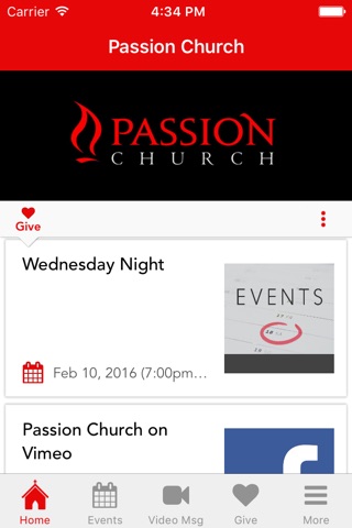 Passion Church App screenshot 2