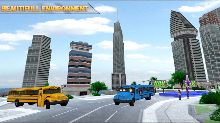 3D New York City School Bus Driver Simulator: City Bus High School Driver Pro screenshot-4