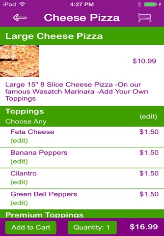 Wasatch Pizza Co screenshot 3