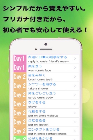 English Language App daily use verbs ver. for Japanese People screenshot 4