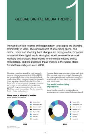 Global Media Trends Book 2014-2015 - Capturing facts and trends in media and advertising revenues, usage and product innovation screenshot 4