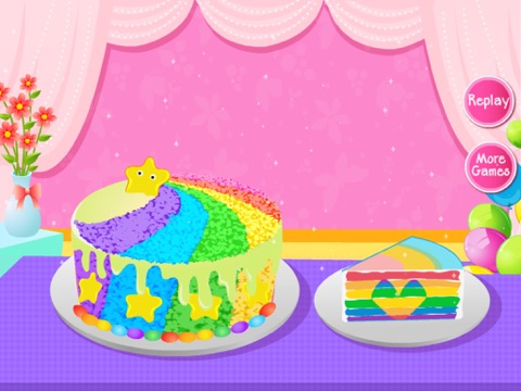 Super Rainbow Cakes HD screenshot 2
