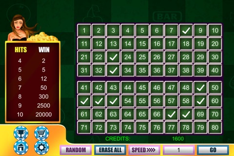 Aqua Casino Ultimate Keno Challenge screenshot 3