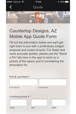 Countertop Designs AZ screenshot 3