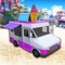 Drive Ice Cream Truck Simulator - a game application management simulator truck driver with ice cream in the city