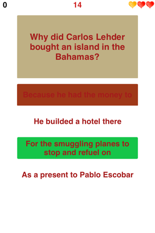 Trivia for Narcos - Super Fan Quiz for Narcos Trivia - Collector's Edition screenshot 2