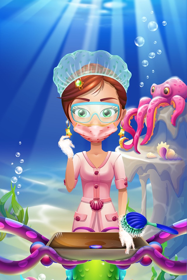 Baby Mermaid Hospital - Doctor Salon & Kids Games screenshot 3