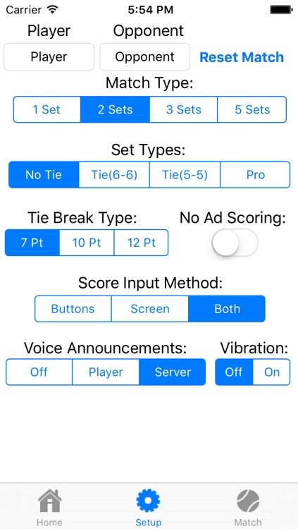 Tennis Score Addict - Keep Score And Hear The Score Without Picking Up Your Device!