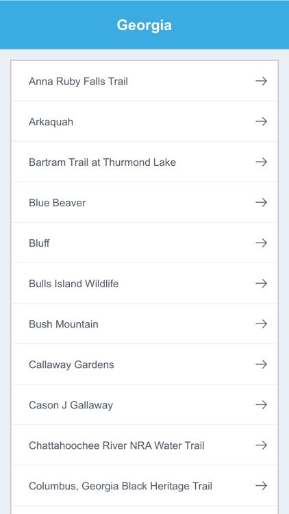 Georgia Recreation Trails