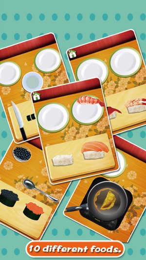 Cooking Time 2 - Sushi Make&&&Preschool kids games free(圖2)-速報App