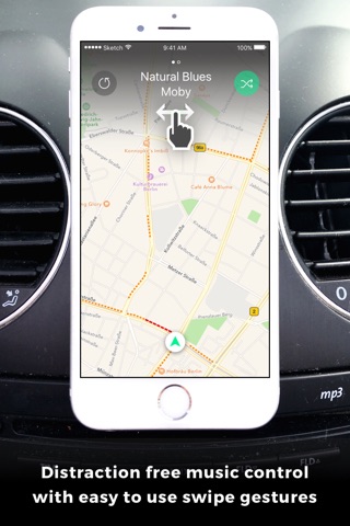 SoundDrive - Your in-car experience for music, map navigation, weather and traffic 2 go screenshot 2