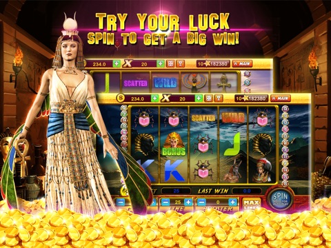 The Slot Lost Golden Treasure Of Pharaoh King – Egyptian Best Casino Free HD screenshot 3