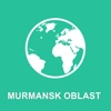 Murmansk Oblast, Russia Offline Map : For Travel