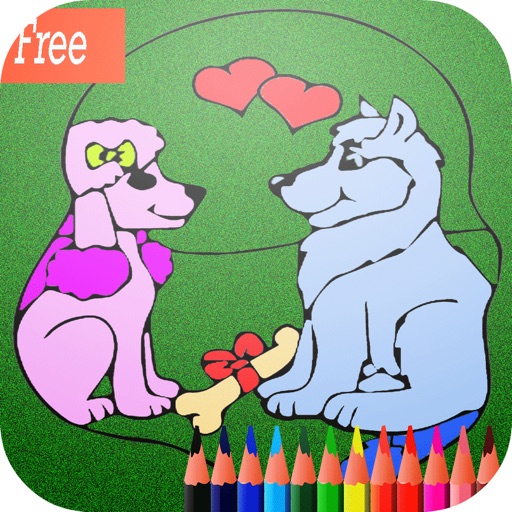 amazing cat and dog coloring book:learn basic drawing colors for toddler:fun and free iOS App