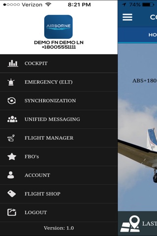 Airborne Flight Reporting Sys. screenshot 2
