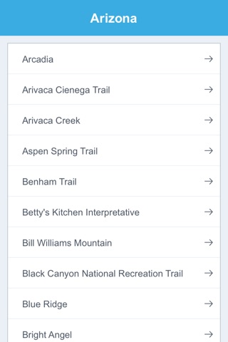 Arizona Recreation Trails screenshot 2