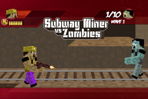 Subway Miner vs Zombies screenshot 2