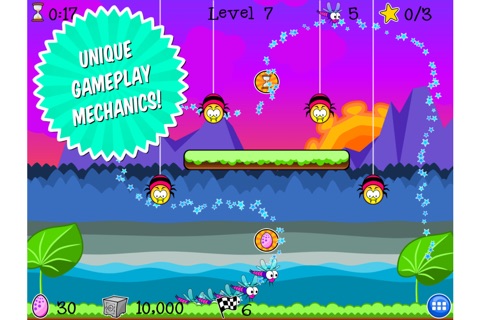 Dragonflies: Innovative, addictive and insanely difficult path drawing game in cute retro style screenshot 3
