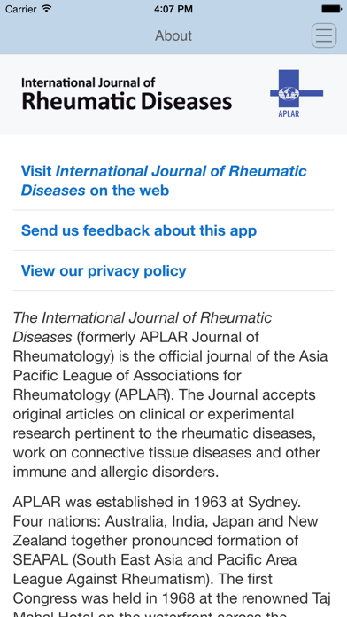 How to cancel & delete International Journal of Rheumatic Diseases from iphone & ipad 2