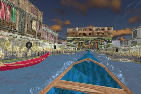 VR City Boat Stream : 3D Virtual Reality Game 2017 screenshot 3