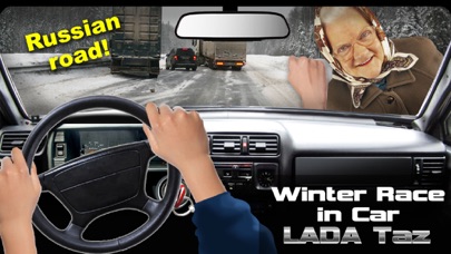 How to cancel & delete Winter Race in Car Lada Taz from iphone & ipad 1