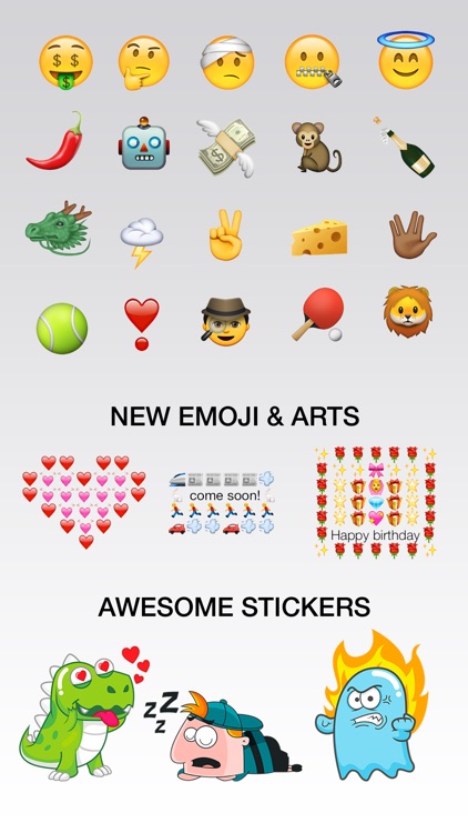 Emoji Search Keyboard - Find new emojis & emoticons, fun cute Stickers and Art Combos